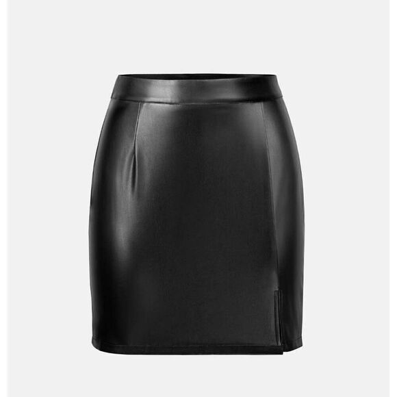 Cupshe Storm Faux Leather Mini Skirt - Picture 7 of 8